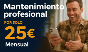 Mantenimiento Web Profesional – Seguridad, Actualizaciones y Soporte – 25 €/mes